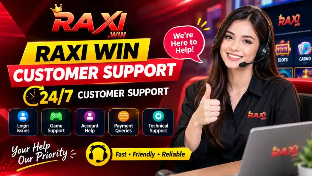 Raxi Win Customer Support