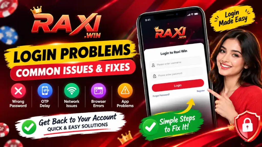 Raxi Win Login Problems – Common Issues & Fixes